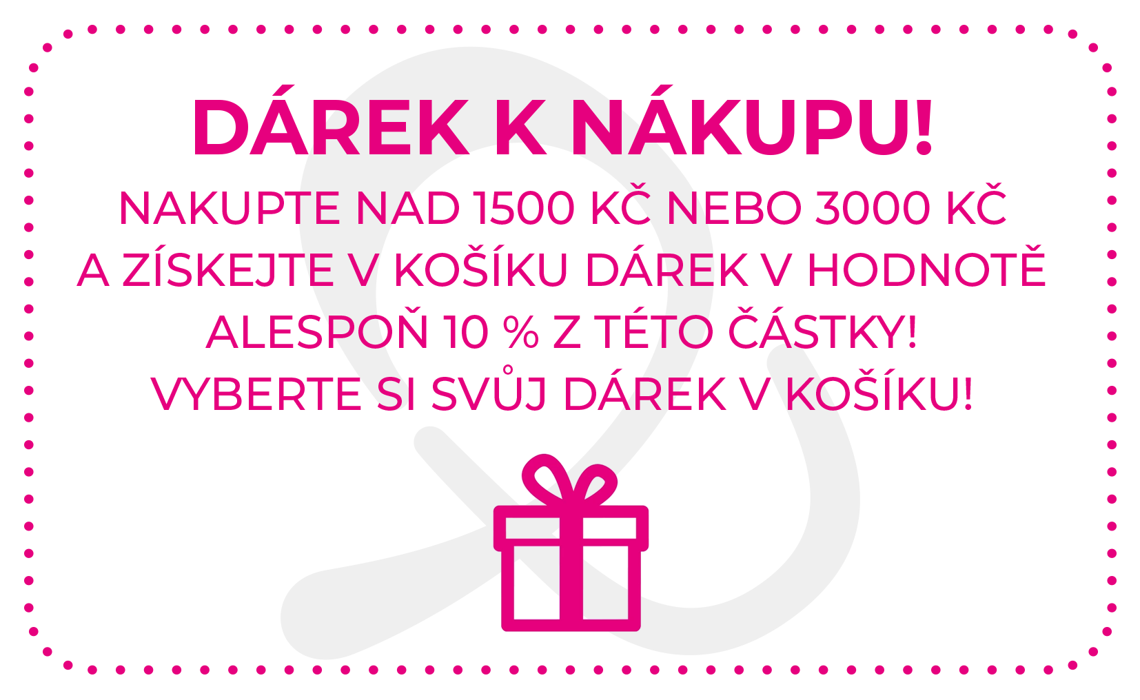 dárek k nákupu