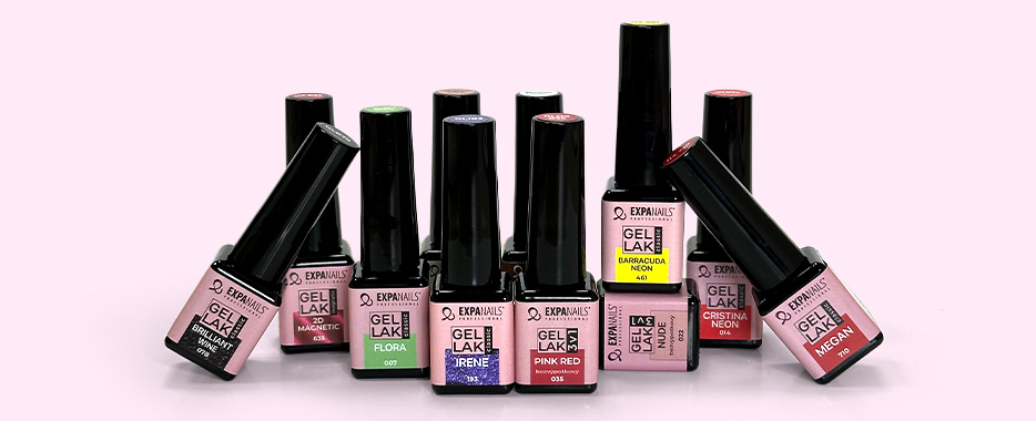 Gel laky barevné