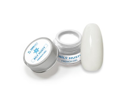 Uv Gel French White/francie - Bílý hustý (Gramáž 15 g)