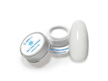 UV/LED Gel French White - Bílý One stroke (Gramáž 50 g)