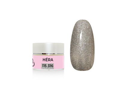 UV/LED gel barevný - Héra třpyt 5 g