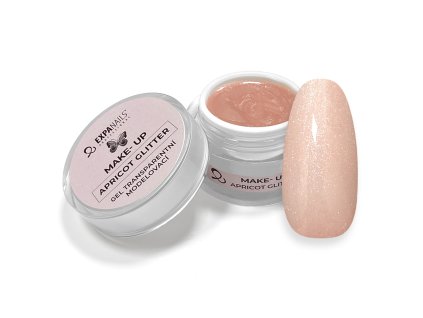 make up apricot glitter