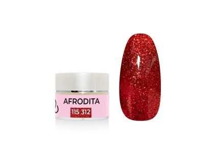 UV/LED gel barevný - Afrodita třpyt 5 g