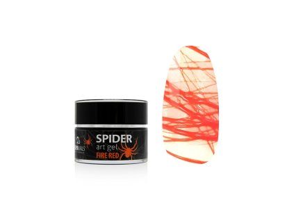 UV/LED gel Spider Art - Fire Red 5 g