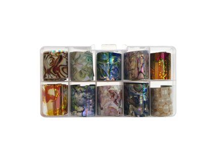 900063 Fólie box č.2 Mix útvarů 10 ks (2,4x100cm)