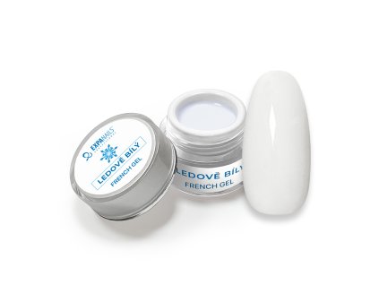 Uv Gel French White/francie - Ledově bílý (Gramáž 15 g)
