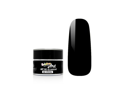 UV/LED gel barevný Art - Černý 5g - bezvýpotku