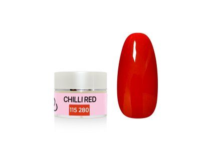 115280 UVLED gel barevný Chilli Red