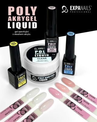 Novinka 💖🖤💖🖤💖🖤💖🖤💖🖤💖🖤💖 UV/LED Poly Akrygel Liquid spojuje odolnost akrylu s pružností gelu. Střední kontrolovaná hustota a...