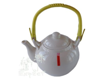 konvice na čaj Jing bílý porcelán 0,72l