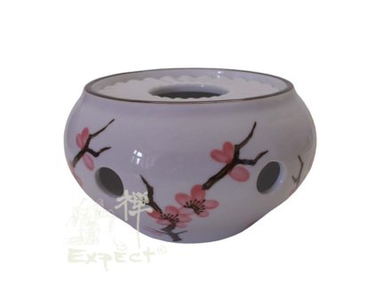 ohřívač porcelánový China Sakura 12x8cm
