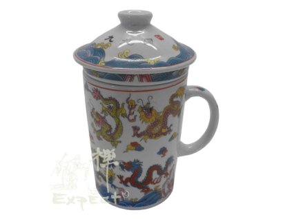 bylináček porcelán Draci 7,5cm