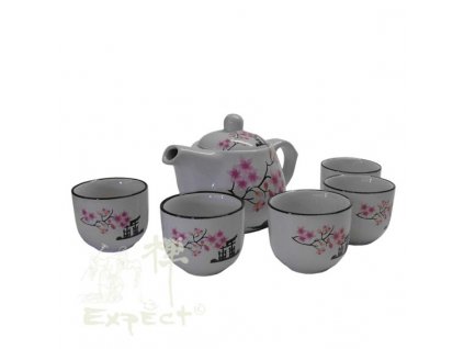 souprava China Tea flowery set 5ks 0,5l