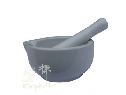 hmoždíř China porcelán bílý 10cm