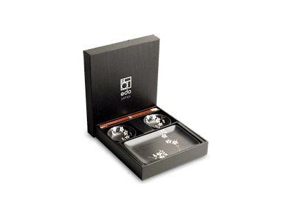 sushi set flowery black 44113thumb