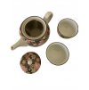japan tea set red flower set3ks.2