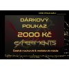 Dárkový poukaz Vánoce v hodnotě 2000 Kč
