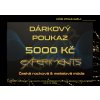 Dárkový poukaz v hodnotě 5000 Kč
