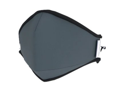 Ekologická 3D nano rouška 2v1 na 200+ dnů FFP2+/N95+ - Šedá