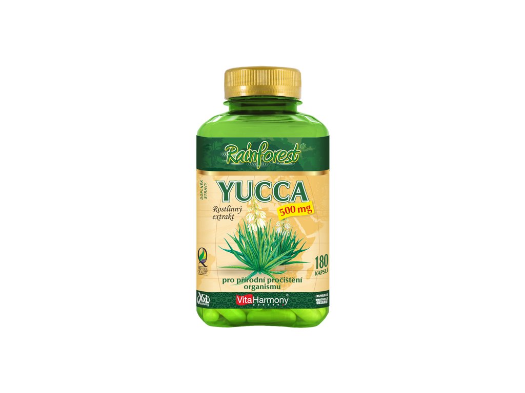 Yucca 500 mg XXL (180 cps.)