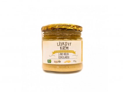 Lískový krém s bílou čokoládou 190g