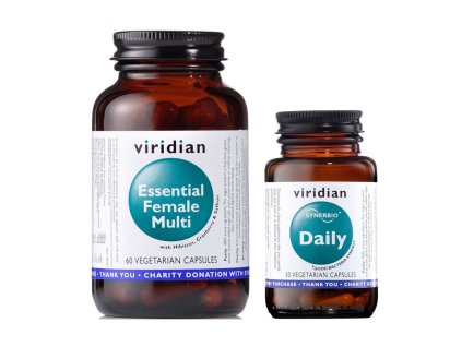 EssentialFemaleMulti60cps SynerbioDaily30cps
