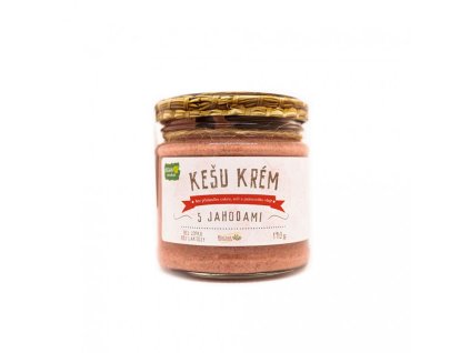 Kešu krém s jahodami 190g