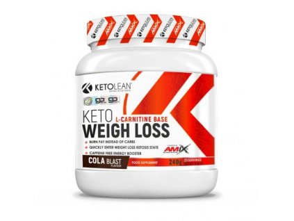 amix ketolean keto gobhb weight loss 240g