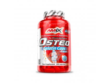 Amix OSTEO GELATIN + MSM 400 kapslí  + 4% sleva po přihlášení