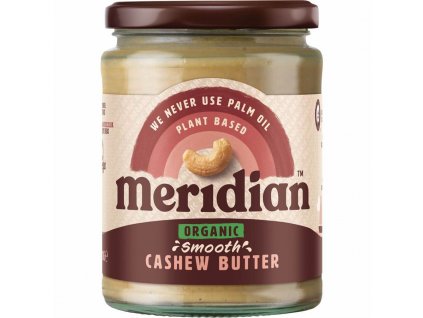 1 Meridian Organic Smooth Cashew 470g front
