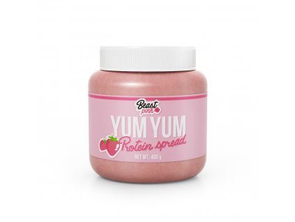 yum yum protein spread strawberry 400 g beastpink