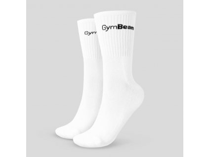 3 4 socks white gymbeam