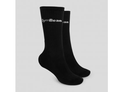 3 4 sock black gymbeam