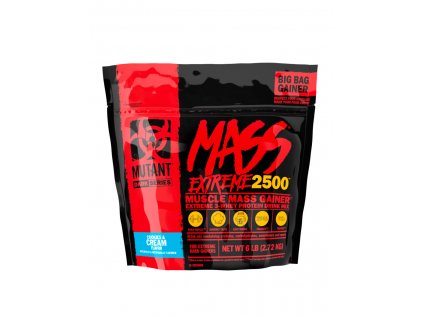 36016us mutant mass extreme 2500 cookies cream flavor 6 lbs 2