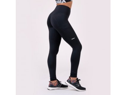 black minimalistic leggings nebbia gymbeam1