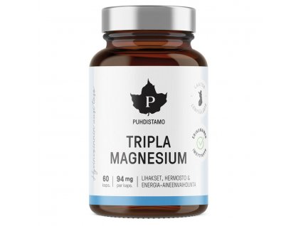 1.Tripla Magnesium 60cps Puhdistamo