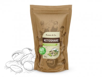 Ketoshake – proteinový dietní koktejl (Množství 1000 g, Vyberte příchuť - Vanilla dream)