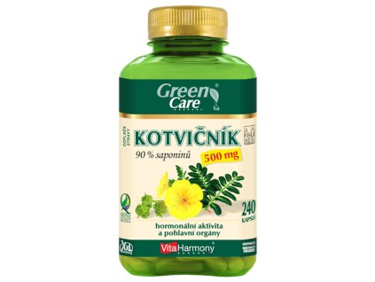 Kotvičník 500 mg 90% saponinů XXL (240 cps.)