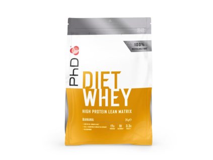 PHD Nutrition Diet Whey 2 kg + šejkr ZDARMA (Příchuť banán)