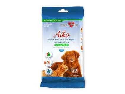 Utěrky vlhčené Aiko Soft Care Sensitive 16x20cm 20ks