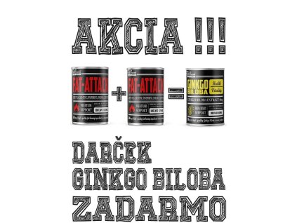 2+1 Zadarmo: Fat-Attack + Ginkgo Biloba Zadarmo - FitBoom