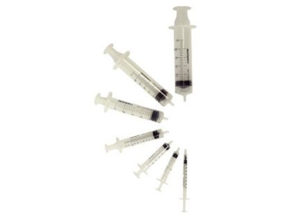Stříkačka inj Kruuse 2ml 2-dílná Centr. 100ks