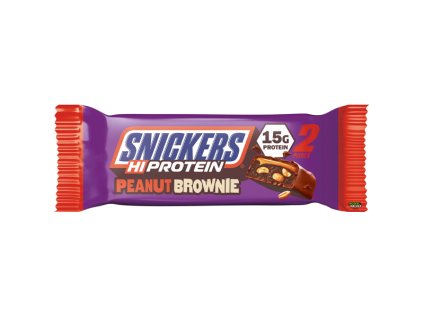 Snickers HiProtein 50 g peanut brownie (Příchuť arašídy-brownie)