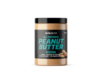 BioTech Peanut Butter 1000 g (Příchuť křupavé)