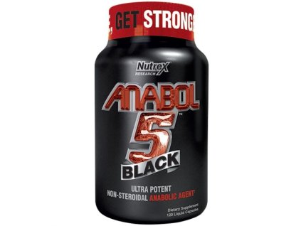 Anabol 5 Black 120 kaps - Nutrex (Příchuť bez příchuti, Tablety 120 tab.)