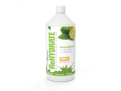 Iontový nápoj ReHydrate - GymBeam (Příchuť růžový grapefruit, Balení (ml) 1000 ml)