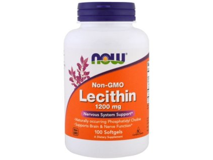 Lecitin 1200 mg - NOW Foods (Kapsle 200 kaps.)