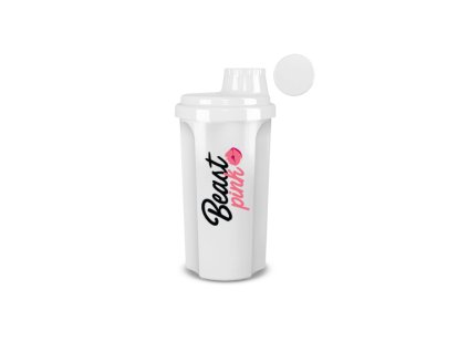 Šejkr BeastPink bílý 700 ml - BeastPink (Barva bílá)