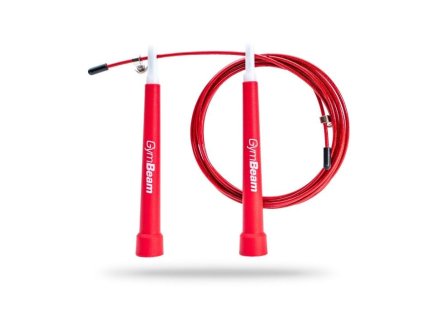 Švihadlo Red - GymBeam (Barva červená)