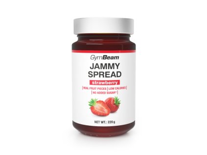 Jammy Spread - GymBeam (Příchuť jahoda, Balení (g) 220 g)